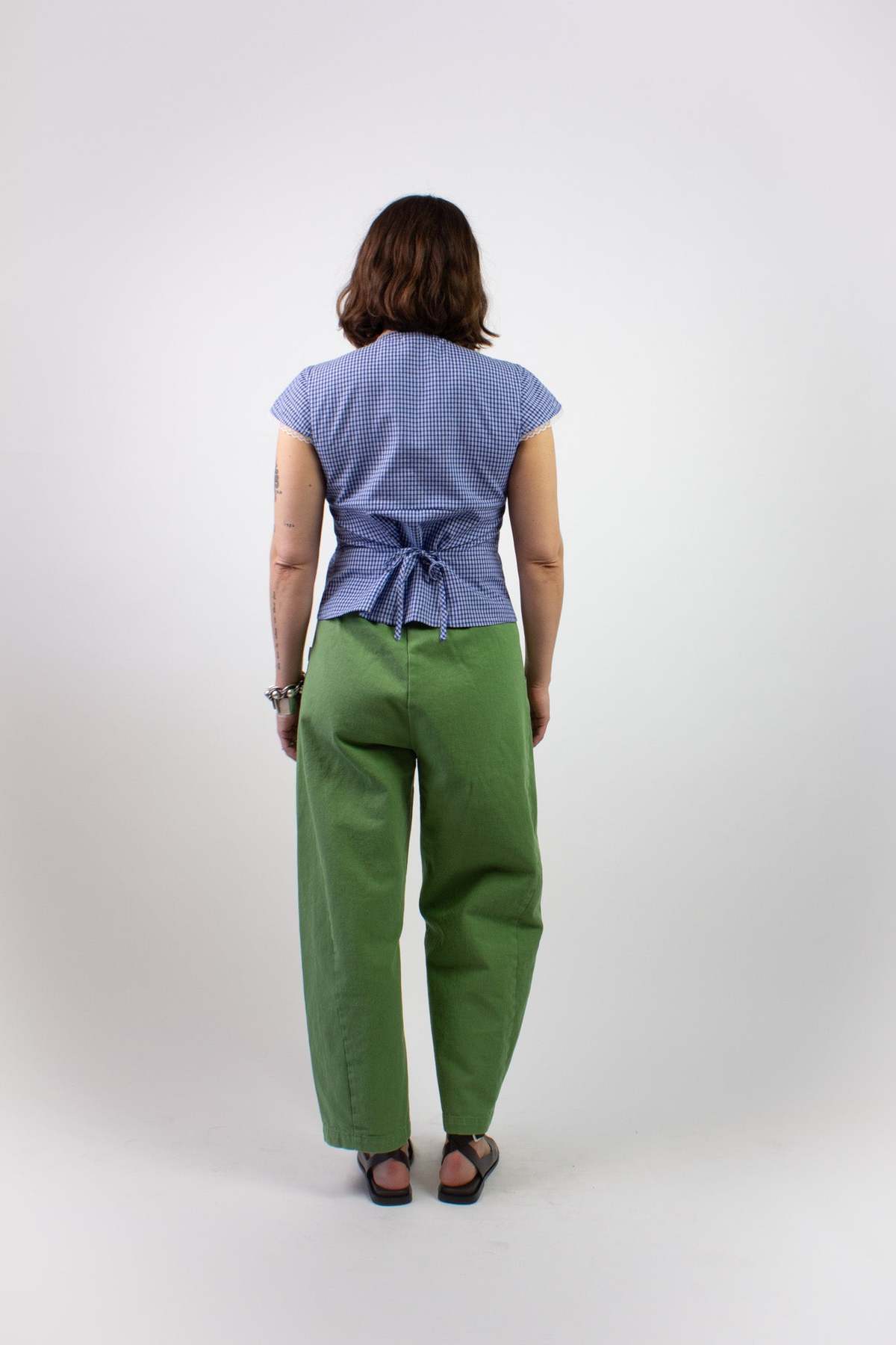 A Bronze Age Gia Top - Ocean Gingham - Image 6 of 7