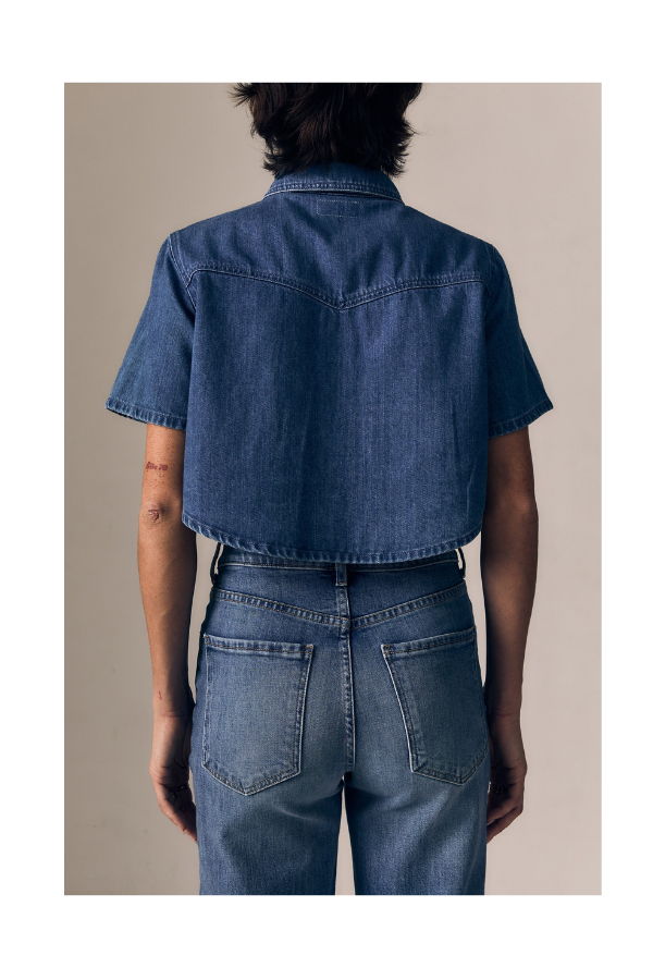 Le Jean Short Sleeve Swing Shirt