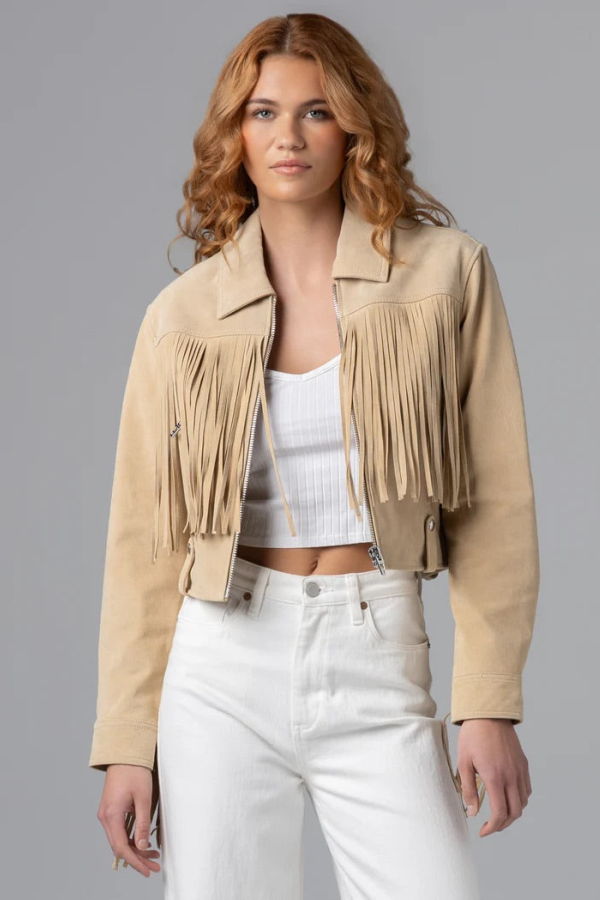 BLANK NYC Morning LA Jacket - Latte Khaki