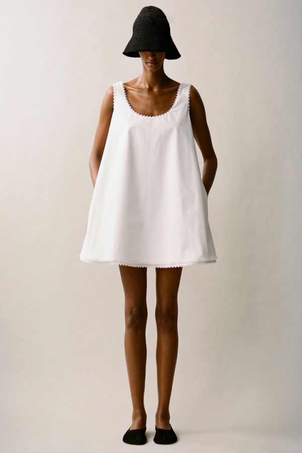 Rohe A-Line Poplin Mini Dress