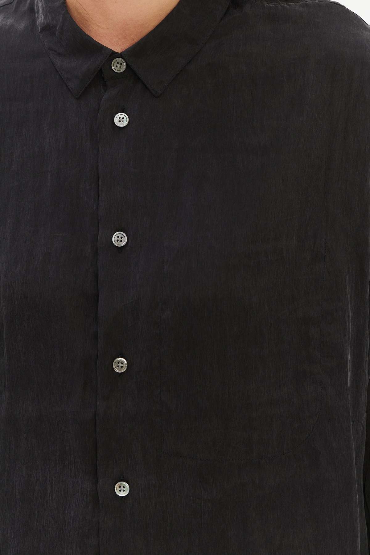 Delikatessen Oversized Shirt in a Silky Japanese Blend of Lyocell and Polyamide - Image 9 of 9