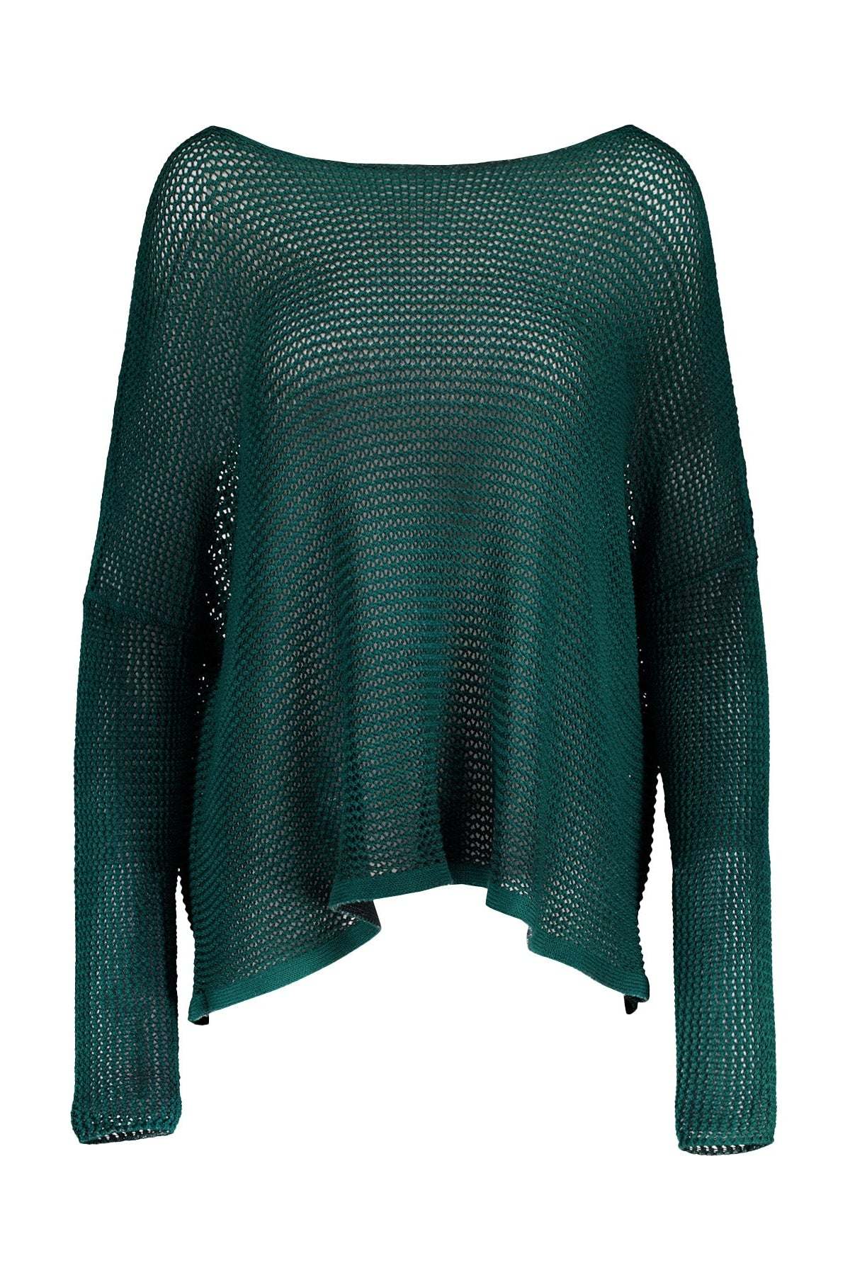 Avant Toi Hand Painted Boatneck Pullover - N/Menta - Image 1 of 1