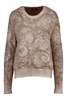Avant Toi Paisley Embroidered Crew Knit - Sughero - Thumbnail 1