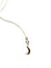 Armor & Arrows Moon Necklace - Silver Plated - Thumbnail 3