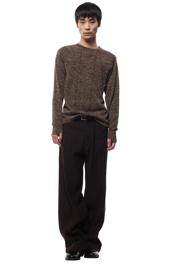 Omar Afridi Hemp Blend Landes Top - Brown Moku