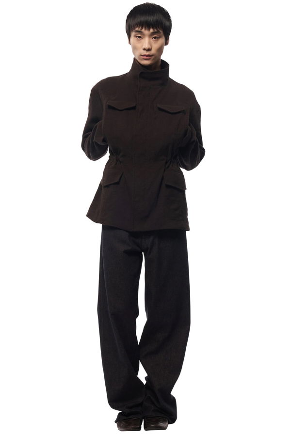 Omar Afridi Silk Linen Arnatt Jacket