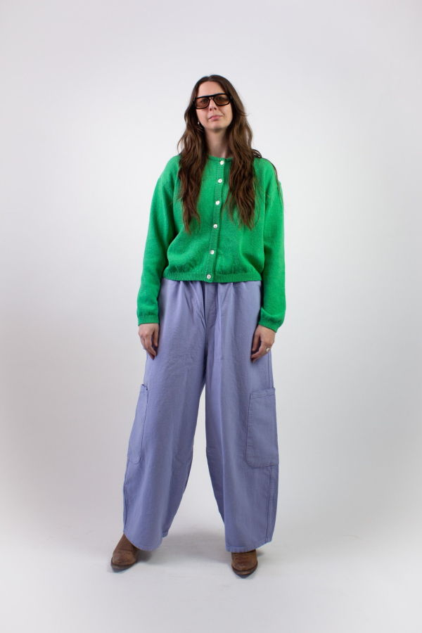 Meals Canvas Chef Pant - Lavender