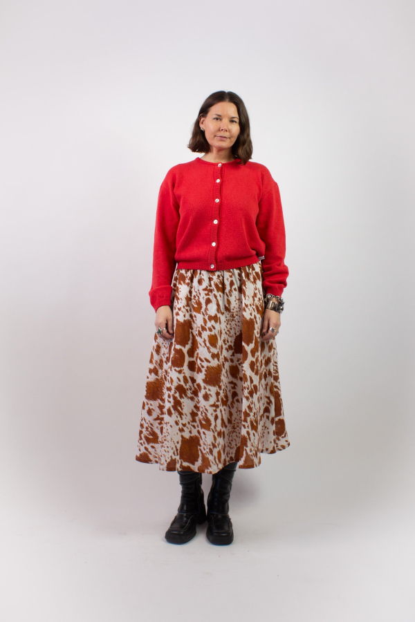 Le Bon Shoppe Cotton Leila Cardigan - Chili