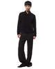 Omar Afridi Flocked Denim Francis Blouson - Purple - Thumbnail 1