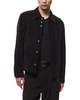 Omar Afridi Flocked Denim Francis Blouson - Purple - Thumbnail 3
