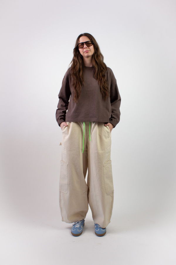 Le Bon Shoppe Naturelle Long Sleeve Top