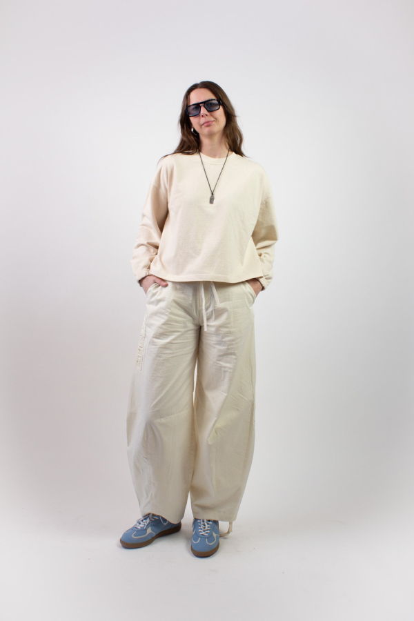 Le Bon Shoppe Naturelle Long Sleeve Tee