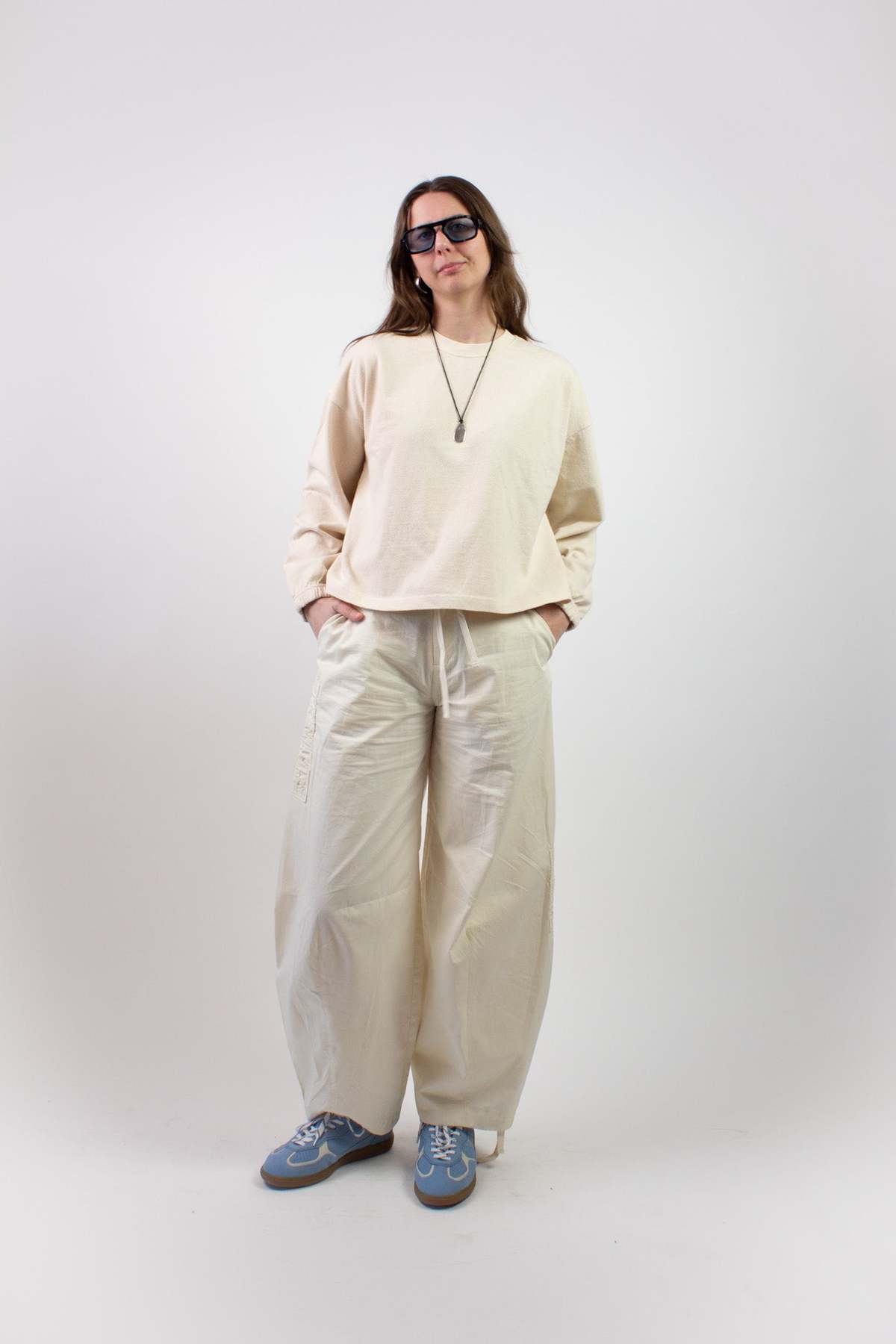 Le Bon Shoppe Naturelle Long Sleeve Tee - Image 1 of 5