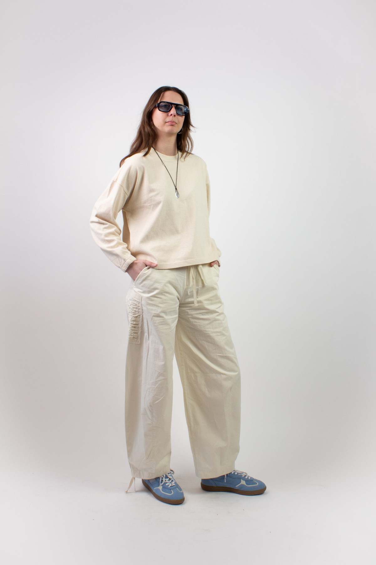 Le Bon Shoppe Naturelle Long Sleeve Tee - Image 2 of 5