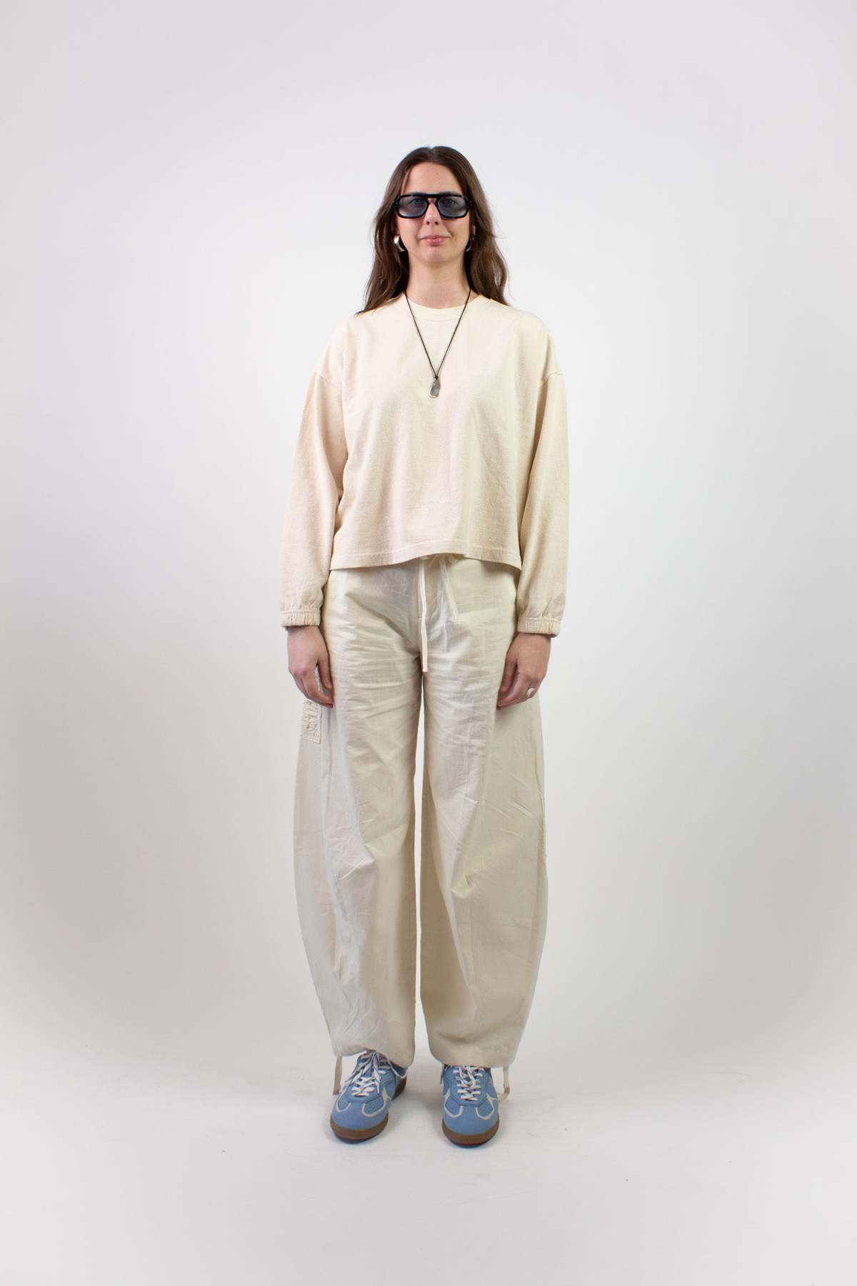 Le Bon Shoppe Naturelle Long Sleeve Tee - Image 3 of 5