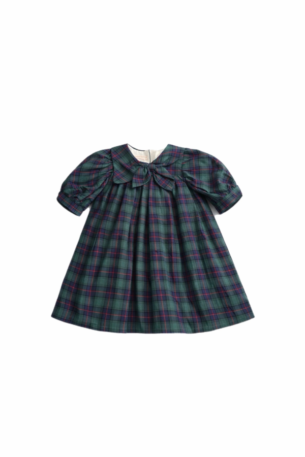 Piper&Cloth Rosemoor Dress - Green Tartan