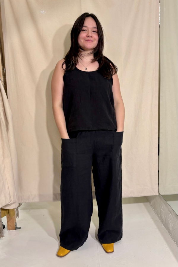 Moss Grey Pascale Trouser