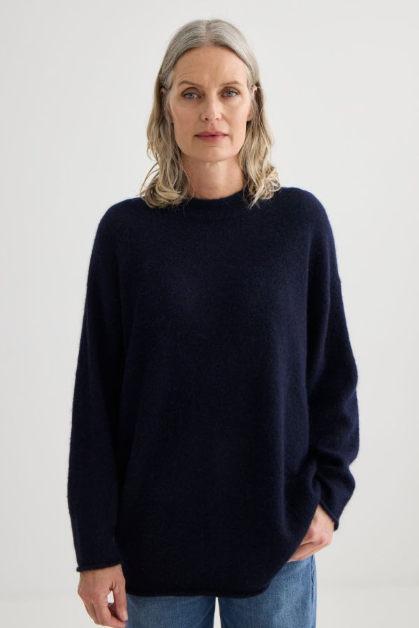 Laing Home Alpaca Sweater with Tie