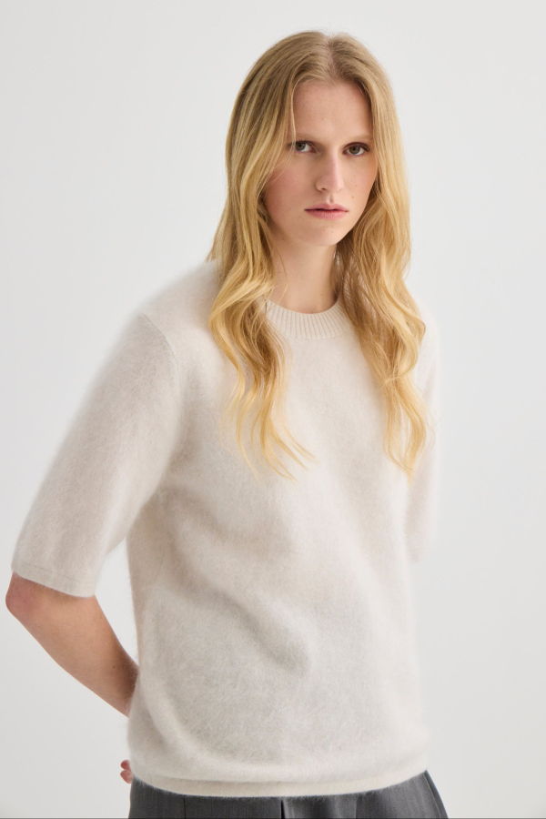 Laing Home Brushed Cashmere T-Shirt