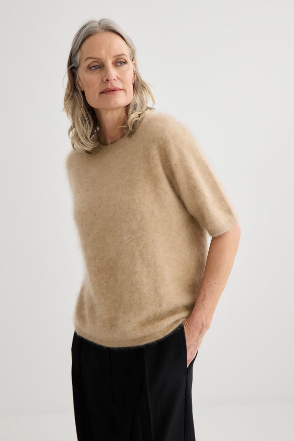 Laing Home Brushed Cashmere T-Shirt