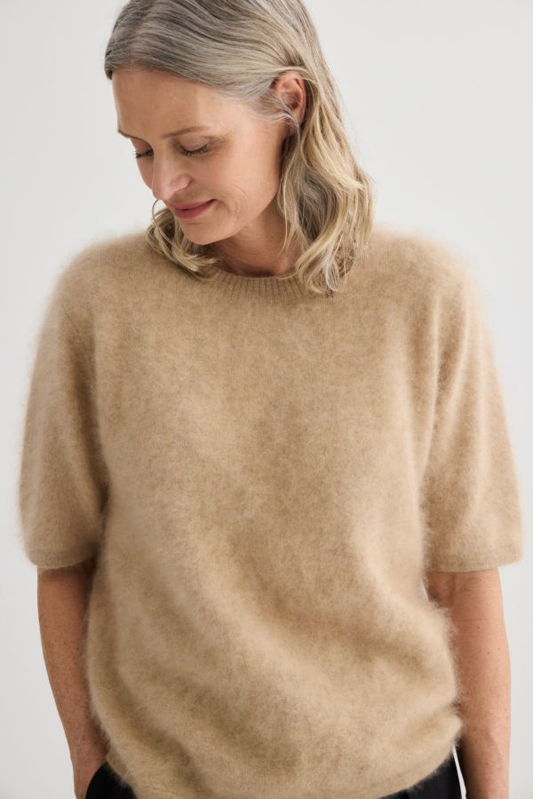 Laing Home Brushed Cashmere T-Shirt