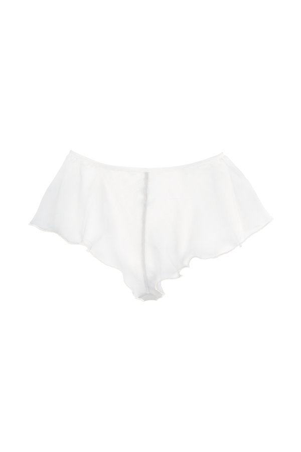 Lorette Lingerie Folie Silk Shorty - White