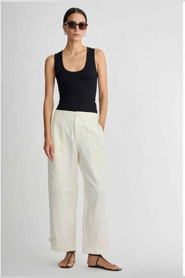 Apiece Apart Juna Cargo Pant - Birch