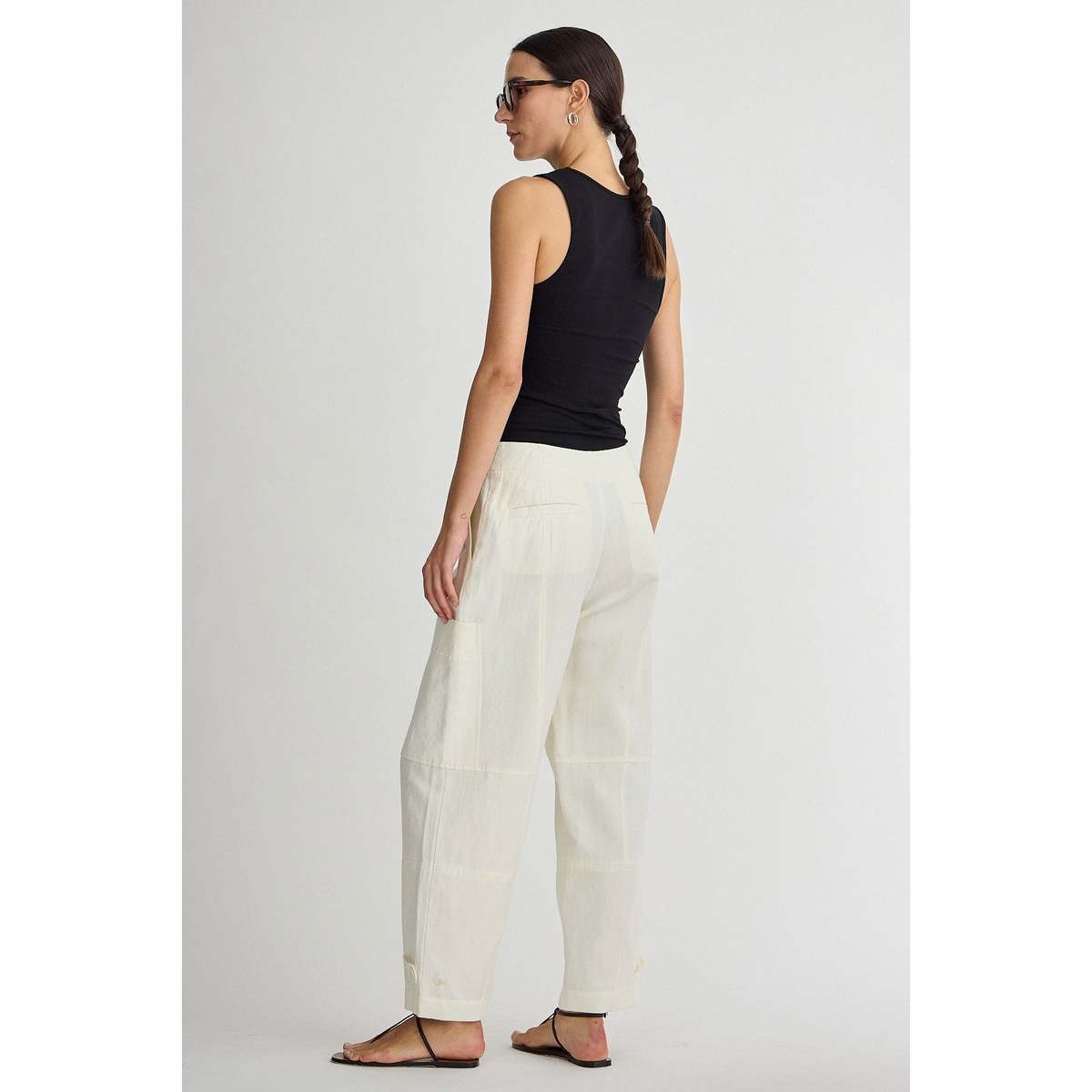 Apiece Apart Juna Cargo Pant - Birch - Image 4 of 5