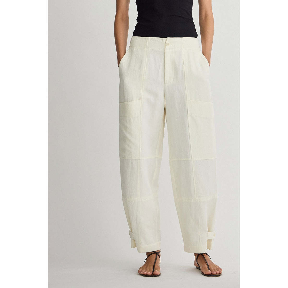 Apiece Apart Juna Cargo Pant - Birch - Image 5 of 5