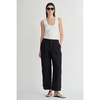 Apiece Apart Juna Cargo Pant - Black - Thumbnail 1