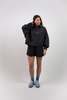 NA NIN Chloe Rippled Cotton Short - Faded Black - Thumbnail 1