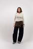 KkCo Wrap Peplum - Striped Mud - Thumbnail 1