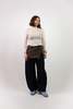 KkCo Wrap Peplum - Striped Mud - Thumbnail 2