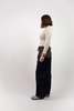 KkCo Wrap Peplum - Striped Mud - Thumbnail 3