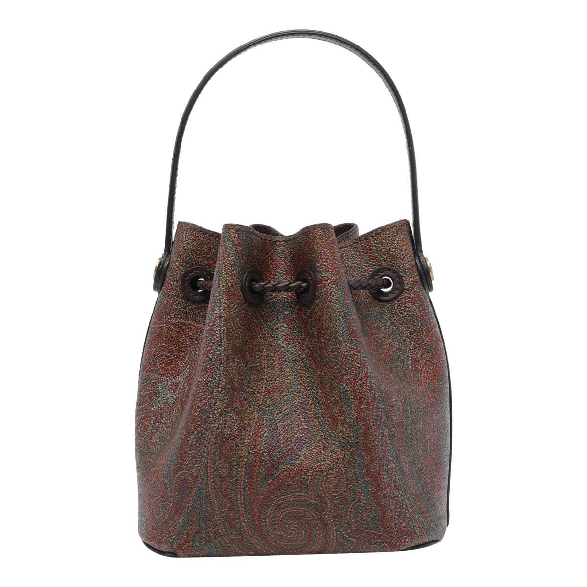 Etro Mini Arnica Bucket Bag - Brown - Image 3 of 4