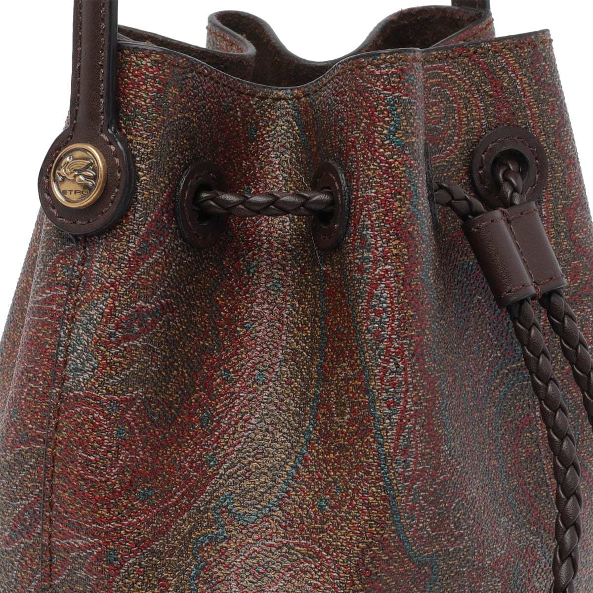 Etro Mini Arnica Bucket Bag - Brown - Image 4 of 4
