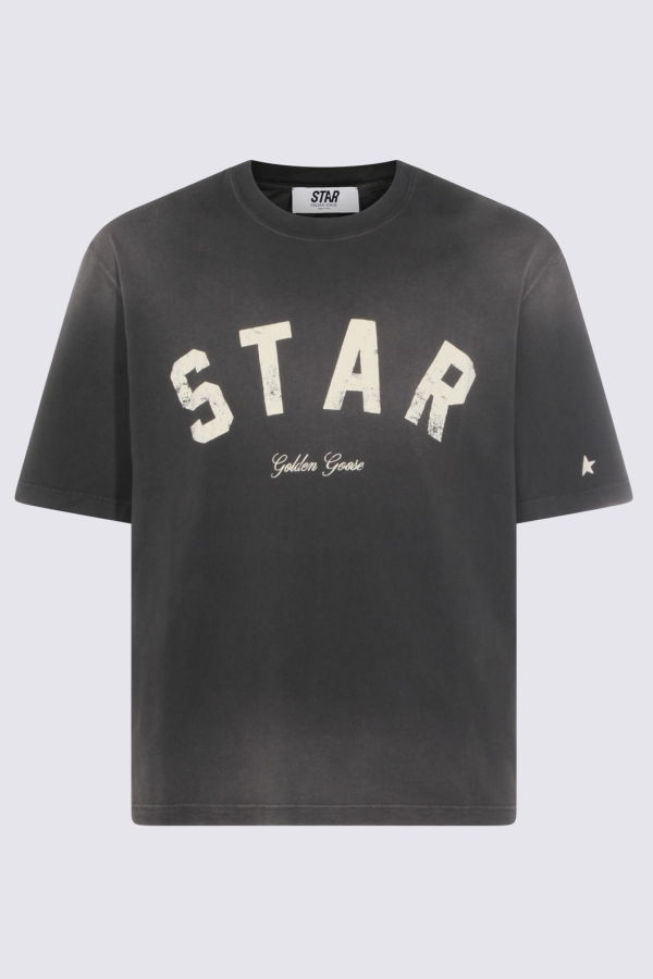 Golden Goose Dark Grey Cotton T-Shirt