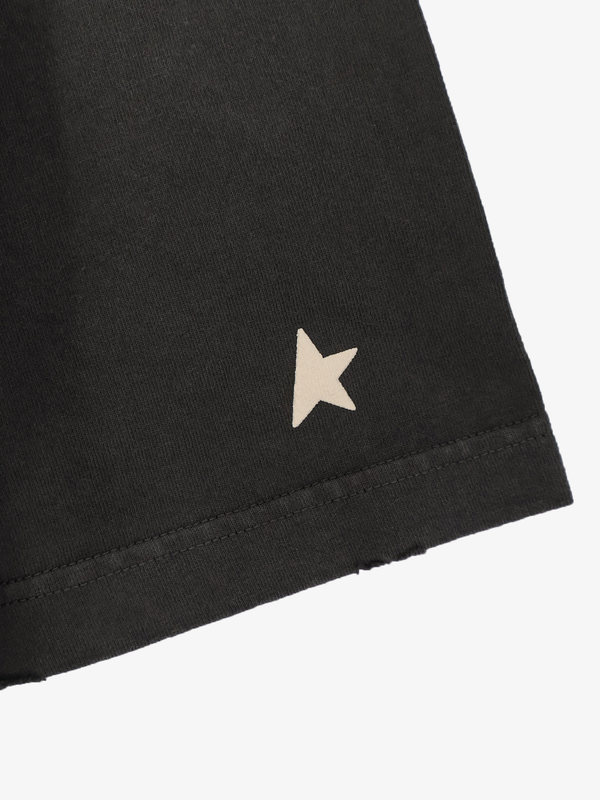 Golden Goose Cotton T-Shirt - Charcoal