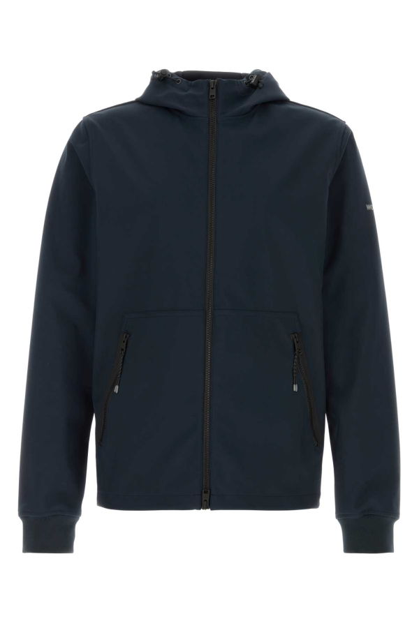 Woolrich Stretch Polyester Jacket - Melton Blue