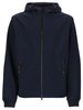 Woolrich Zip Hooded Jacket - Blue - Thumbnail 1