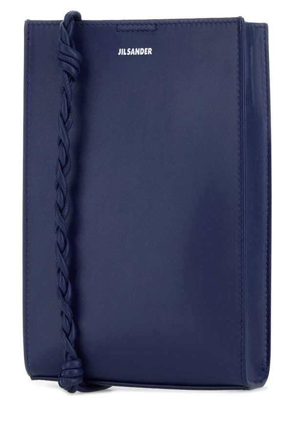 Jil Sander Small Tangle Leather Shoulder Bag - Nightfall