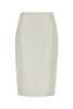 Jil Sander White Faille Skirt - Thumbnail 1