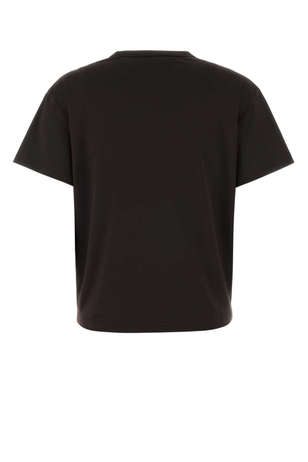 Jil Sander Dark Brown Stretch Polyester T-Shirt
