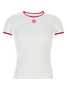 MARINE SERRE White Cotton T-Shirt - Thumbnail 1