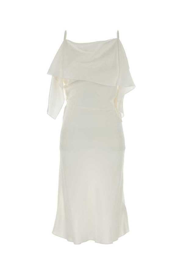 MM6 Maison Margiela Midi Dress - Offwhite