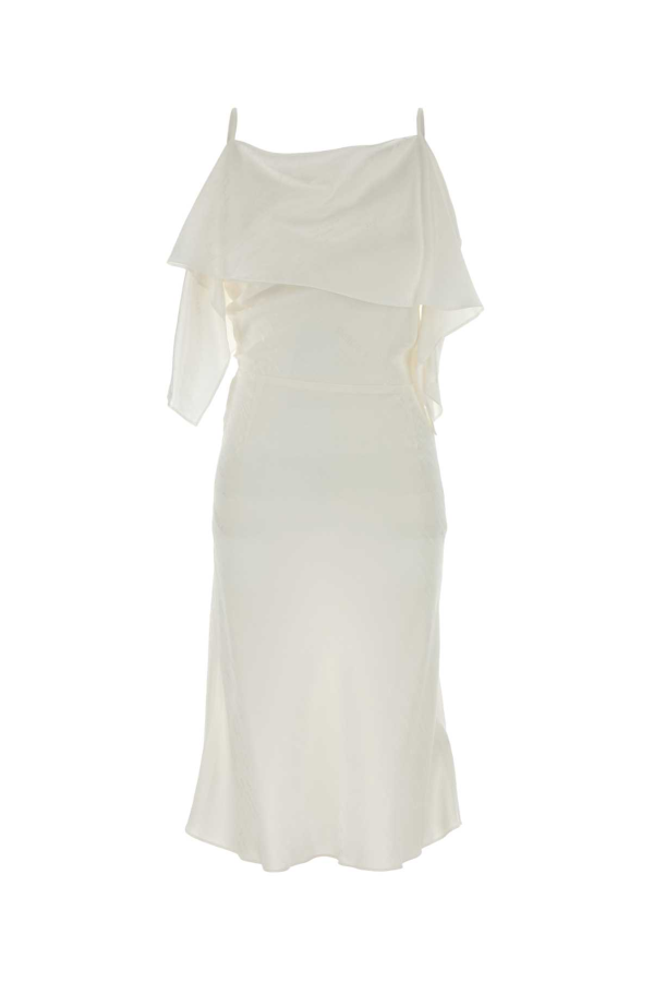 MM6 Maison Margiela Midi Dress - Offwhite