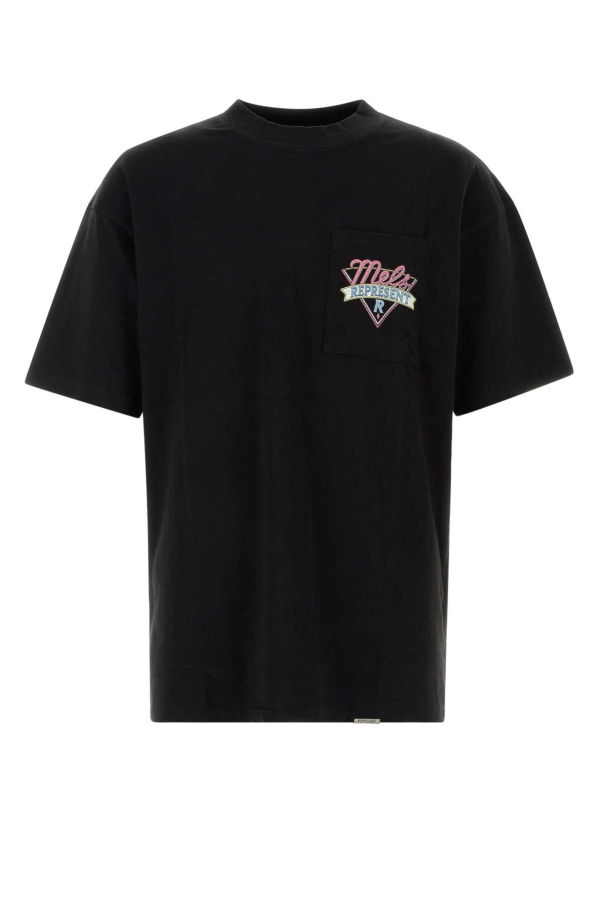 Represent Cotton Oversize T-Shirt - Jetblack