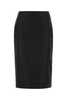 Jil Sander Faille Skirt - Black - Thumbnail 1