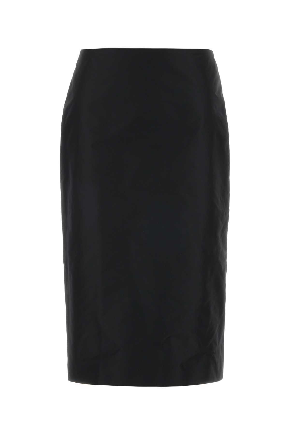 Jil Sander Faille Skirt - Black - Image 1 of 2