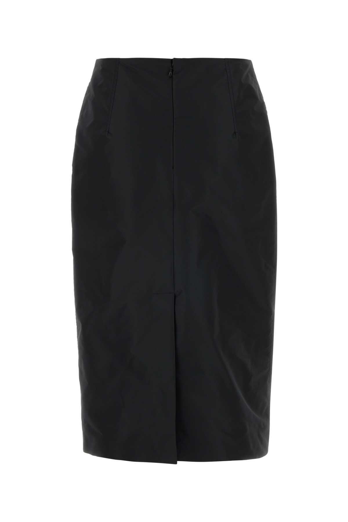 Jil Sander Faille Skirt - Black - Image 2 of 2